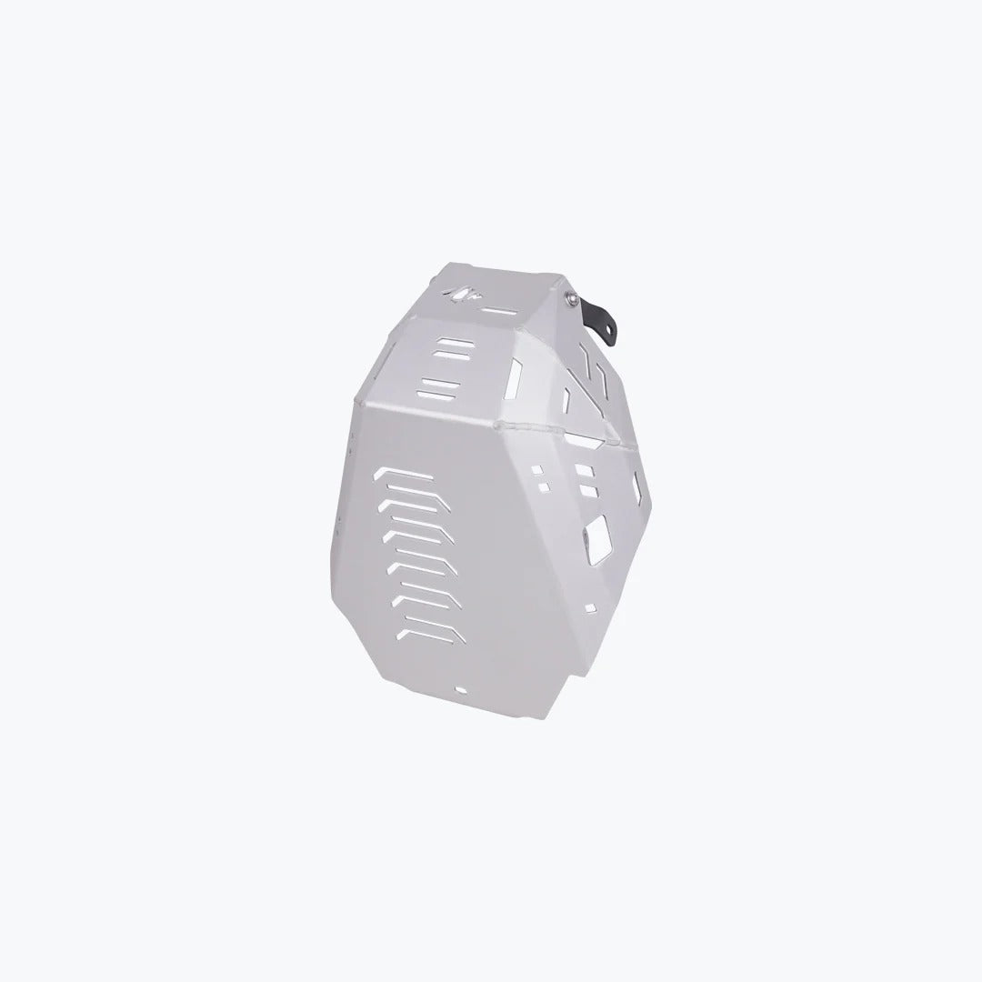 LCB Vambrace Bash Plate Silver For Hero Xpulse 210 - Motodrift