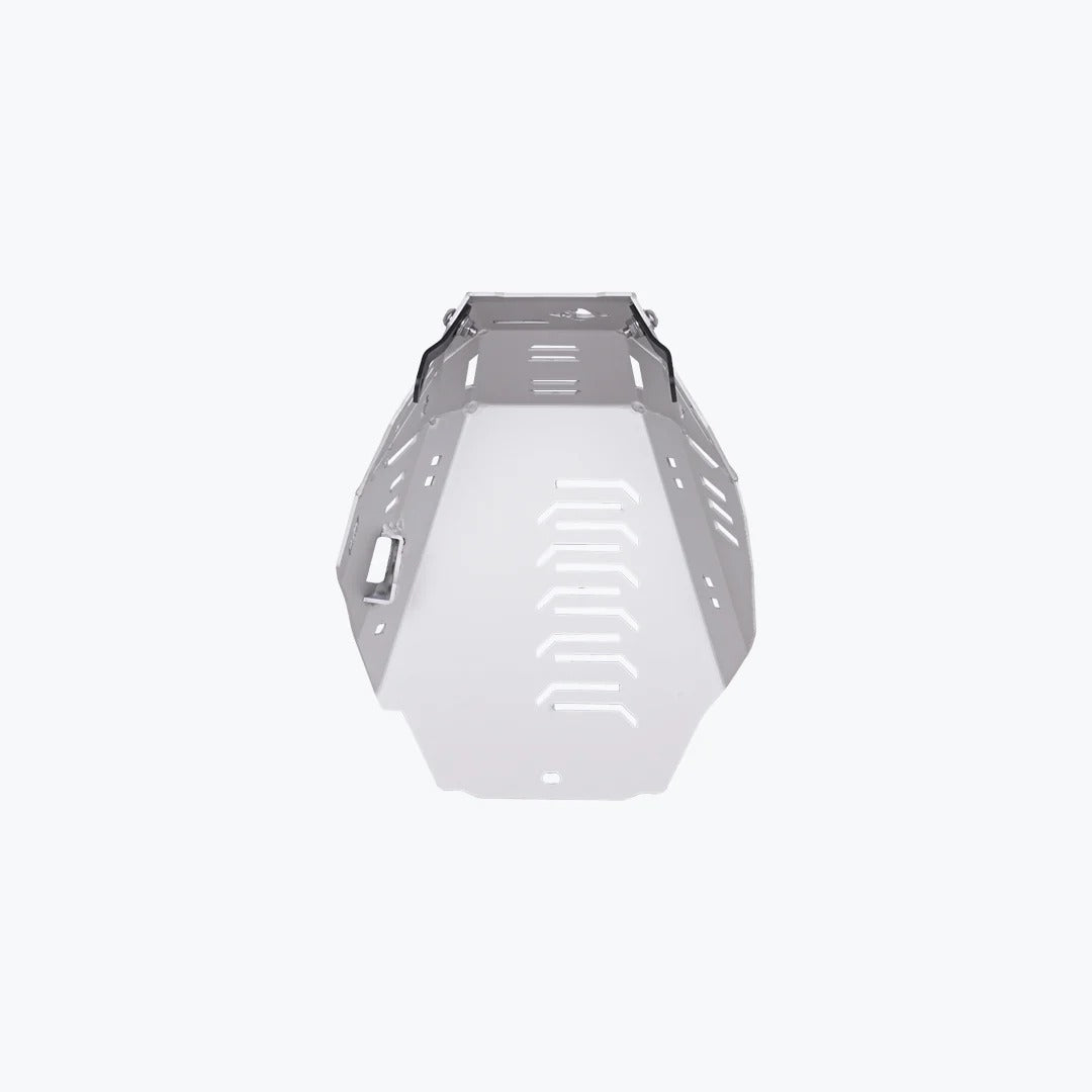 LCB Vambrace Bash Plate Silver For Hero Xpulse 210 - Motodrift