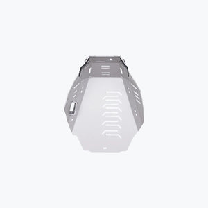 LCB Vambrace Bash Plate Silver For Hero Xpulse 210 - Motodrift