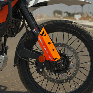 Moto Torque Fork Protectors Metal For KTM Adventure 390 2025  Gen 2 - Orange - Motodrift