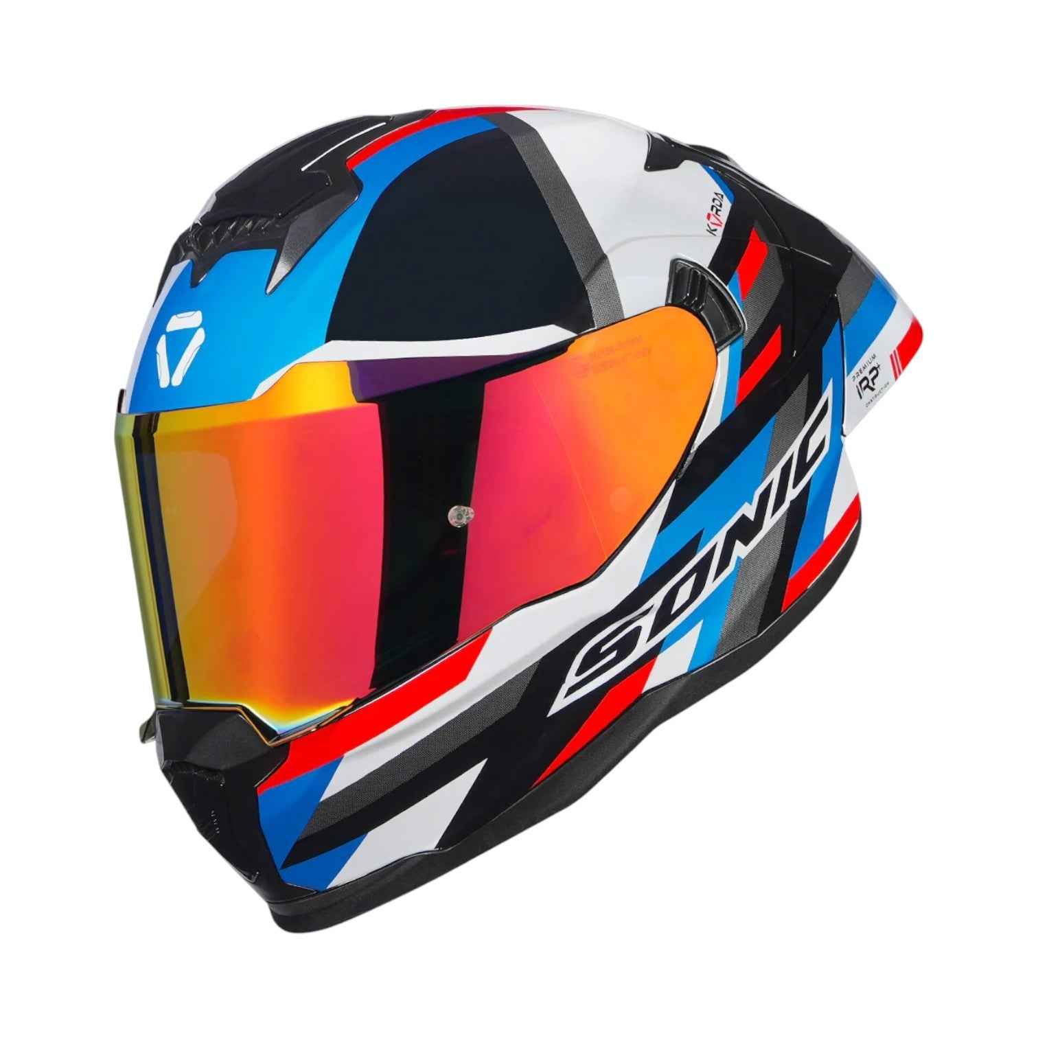 Korda Sonic GP Moze Helmet Red Blue