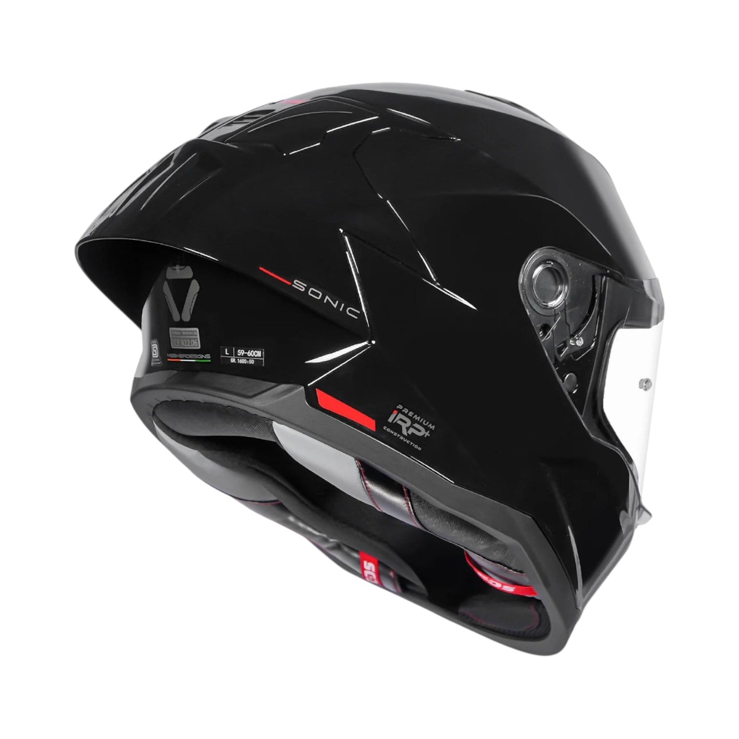 Korda Sonic GP Solid Black Helmet