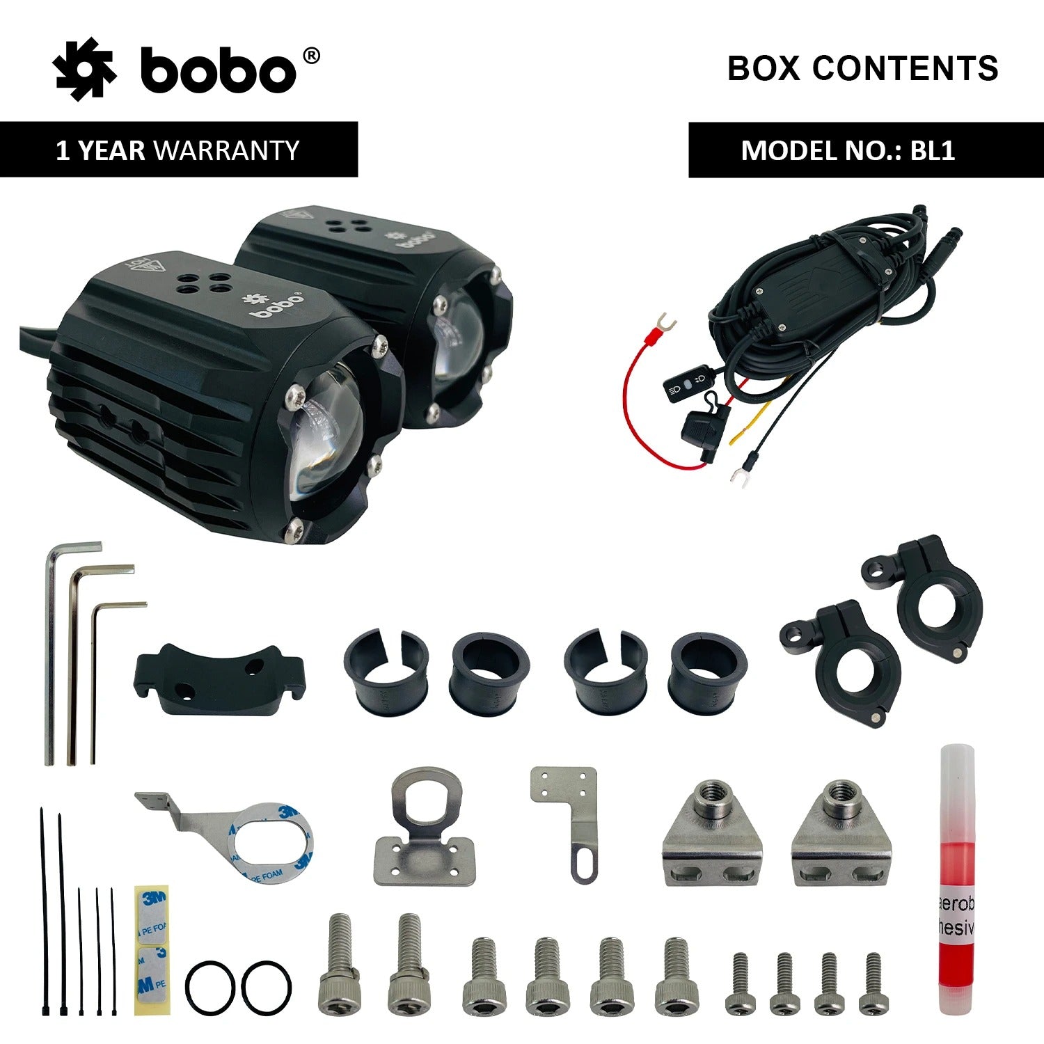 BOBO BL1 Bike Auxiliary Lights – Motodrift