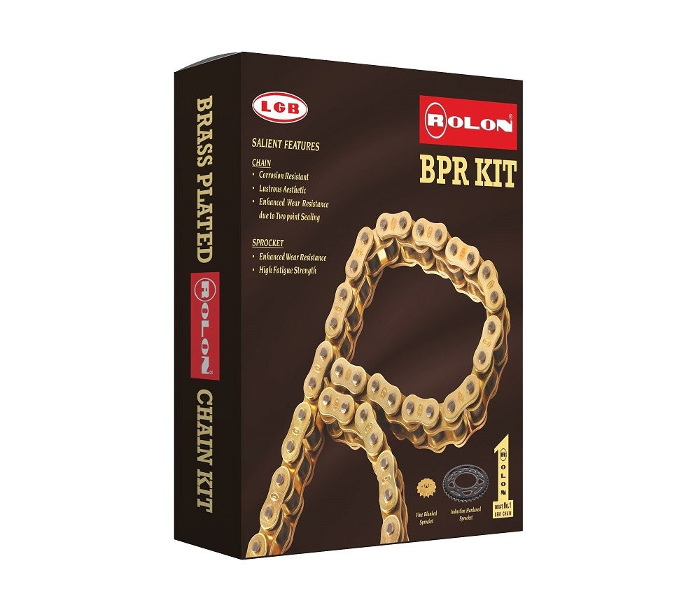 Brass Chain and Sprocket kit for Suzuki V Strom 250