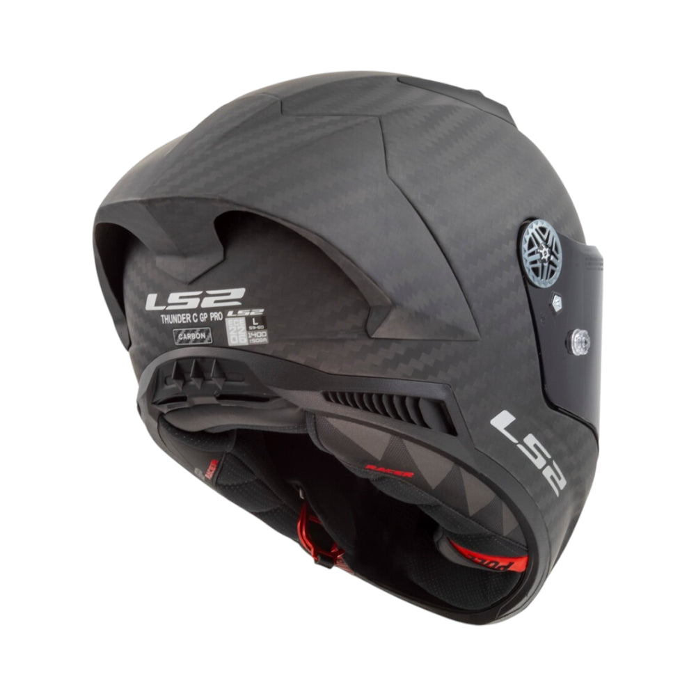 LS2 FF805 Thunder Carbon GP Racing Solid Matt Helmet - FIM Certified