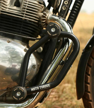 Moto Torque Crash Guard with Slider For Interceptor 650 / GT 650 V 1.0 - Motodrift