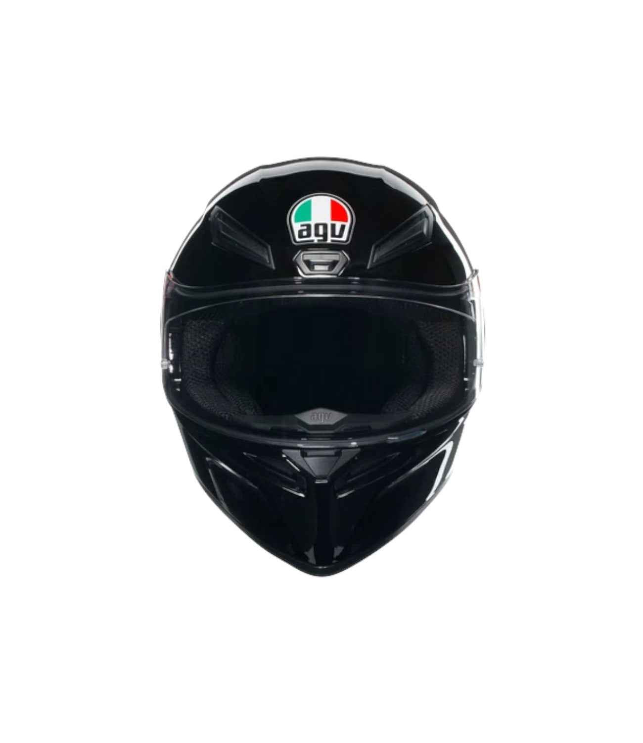 AGV K1 S Solid Gloss Black Helmet - E2206 - Motodrift