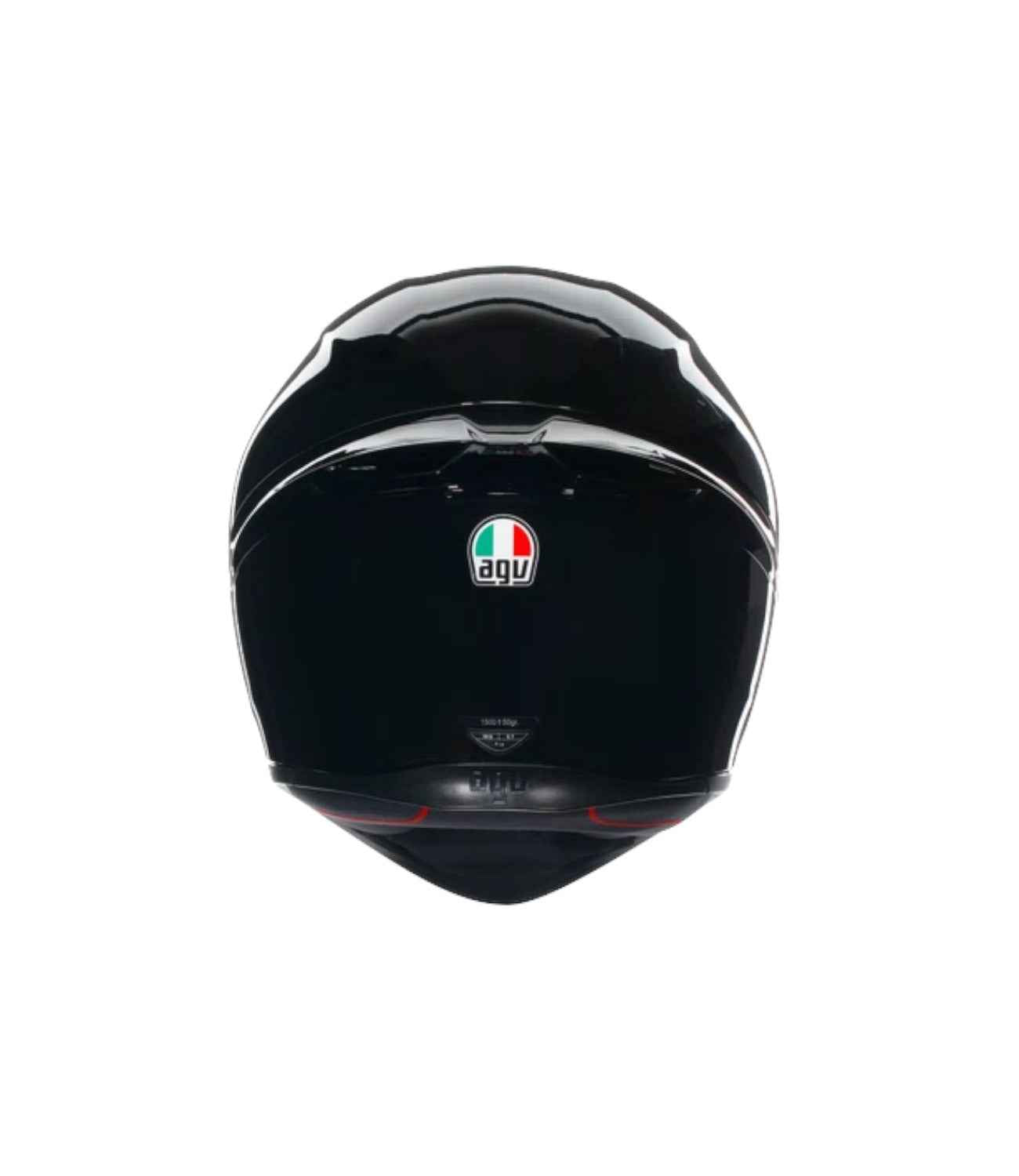 AGV K1 S Solid Gloss Black Helmet - E2206 - Motodrift
