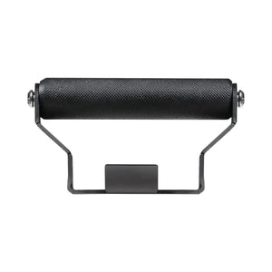 ViaTerra matte black aluminium mobile and GPS mount for KTM Adventure 390 Gen 3 with knurled crossbar