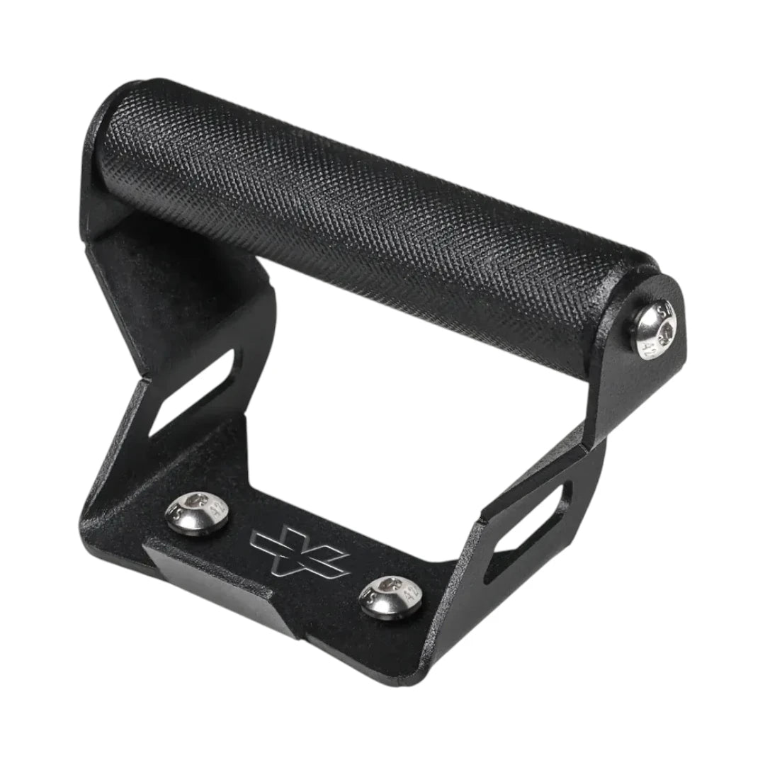 Matte black CNC-machined aluminium GPS and mobile mount for KTM Adventure 390 Gen 3 with knurled rod
