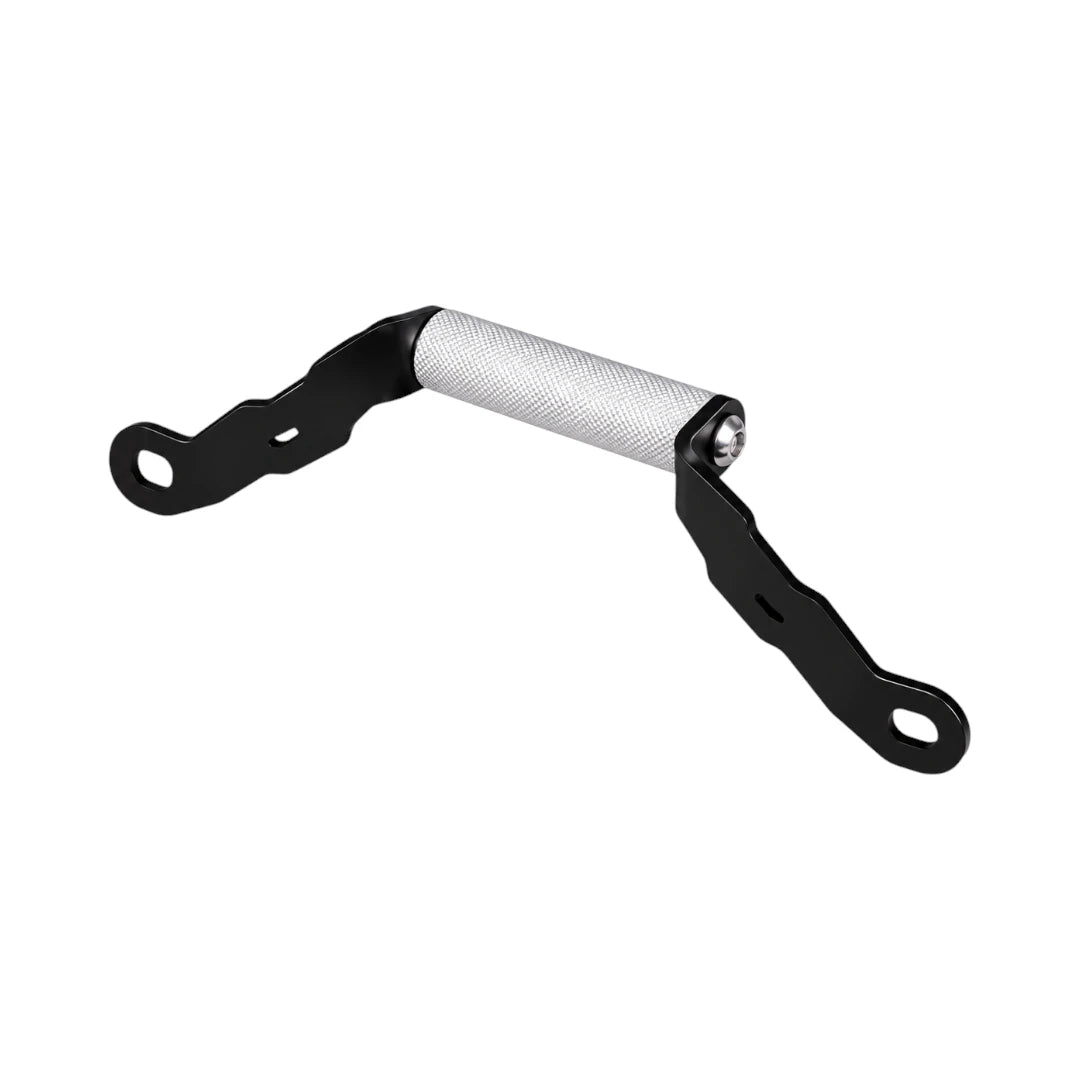 Legundary Triumph Tiger 900 Ploigos GPS mount in silver and black aluminium and steel construction