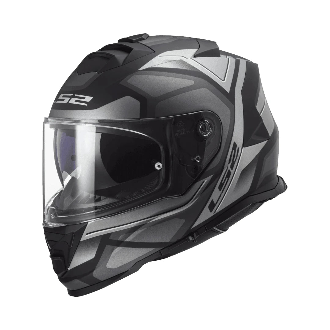 LS2 FF800 Storm II Faster Matt Titanium