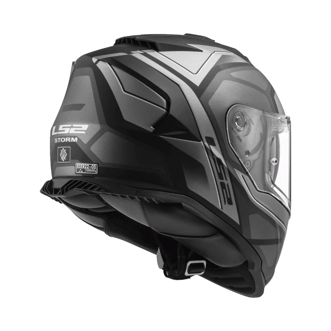 LS2 FF800 Storm II Faster Matt Titanium