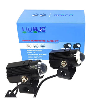 LIU HJG Mini Drive Fog Light with Switch - 40W Pair - Original - Motodrift