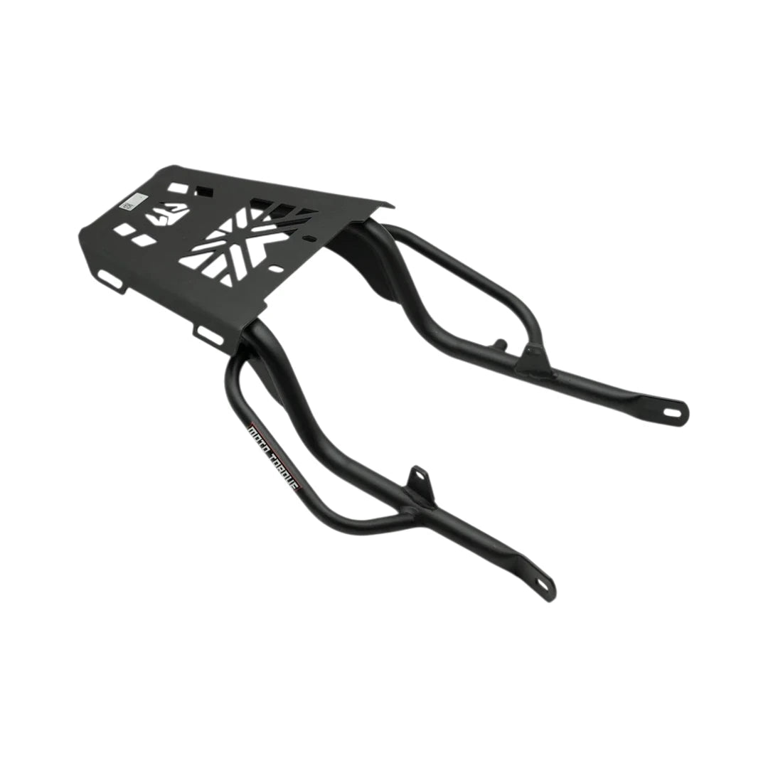 Moto Torque tubular steel back carrier for Honda CB 350 RS with a black powder-coated finish