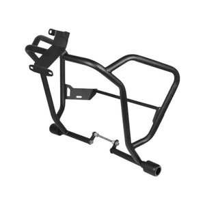Motodrift Legundary Adrinex crash guard for Honda CB 200X in matte black mild steel with integrated frame sliders