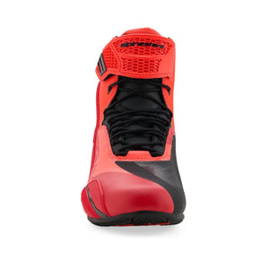 Motodrift Alpinestars MM93 Faster-4 riding shoes in red and black with protective ankle and toe features