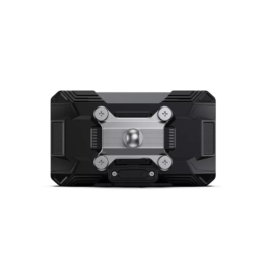 Motodrift Aoocci C3 Plus 5-inch motorcycle wireless touch screen display back view with mounting bracket