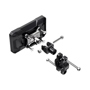 Motodrift Aoocci C3 Plus 5-inch motorcycle wireless touchscreen display with included handlebar mounting hardware kit
