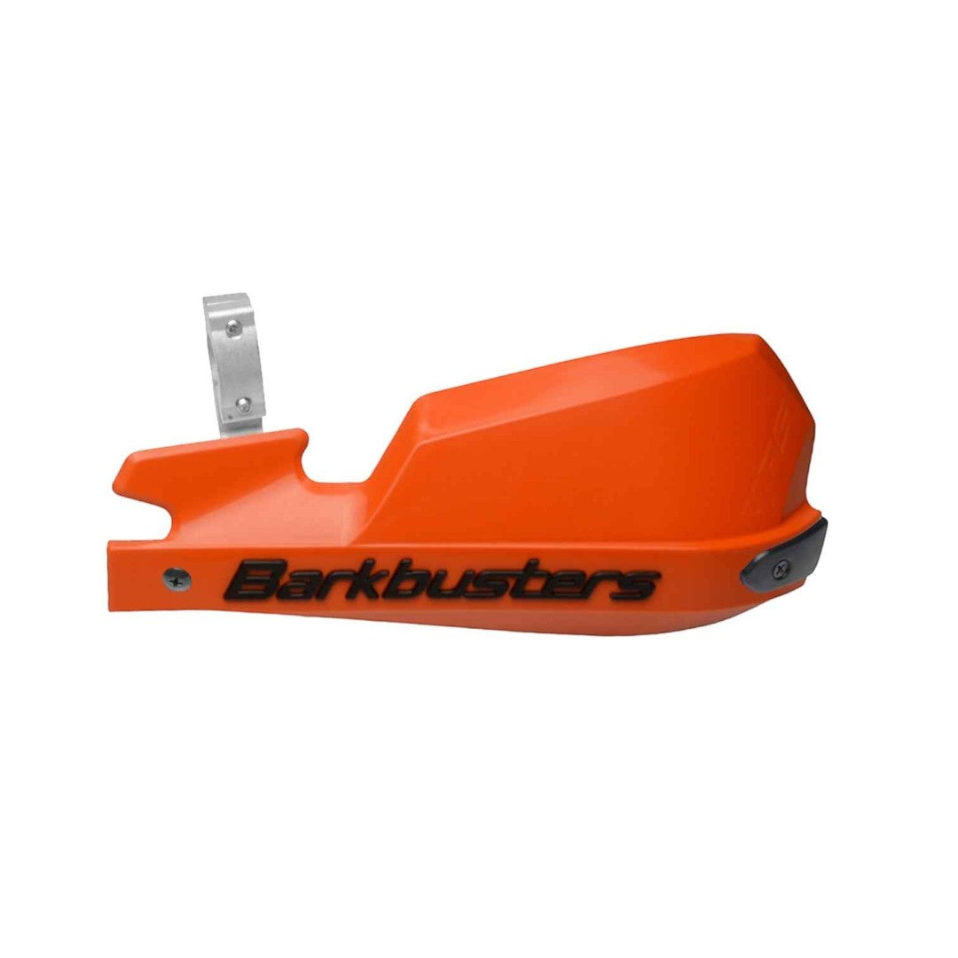 Motodrift Barkbusters VPS orange plastic handguard replacement shield for adventure and off-road motorcycles