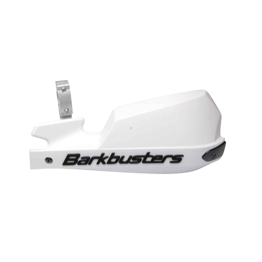 Motodrift white Barkbusters VPS plastic handguard replacement shield for adventure motorcycles