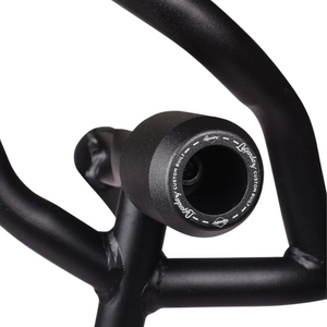 LCB Bazooka Crash Guard With Slider For Royal Enfield Himalayan 450 (Black) - Motodrift