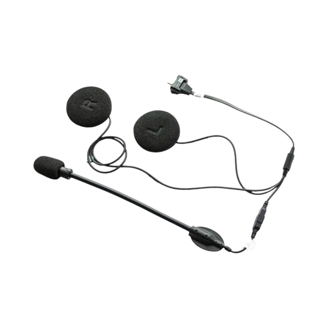 Motodrift BluArmor C30 helmet intercom headset with signature sound speakers and boom microphone