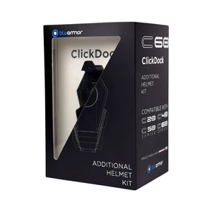 Motodrift Bluarmor ClickDock additional helmet kit packaging box for C-series motorcycle communication devices