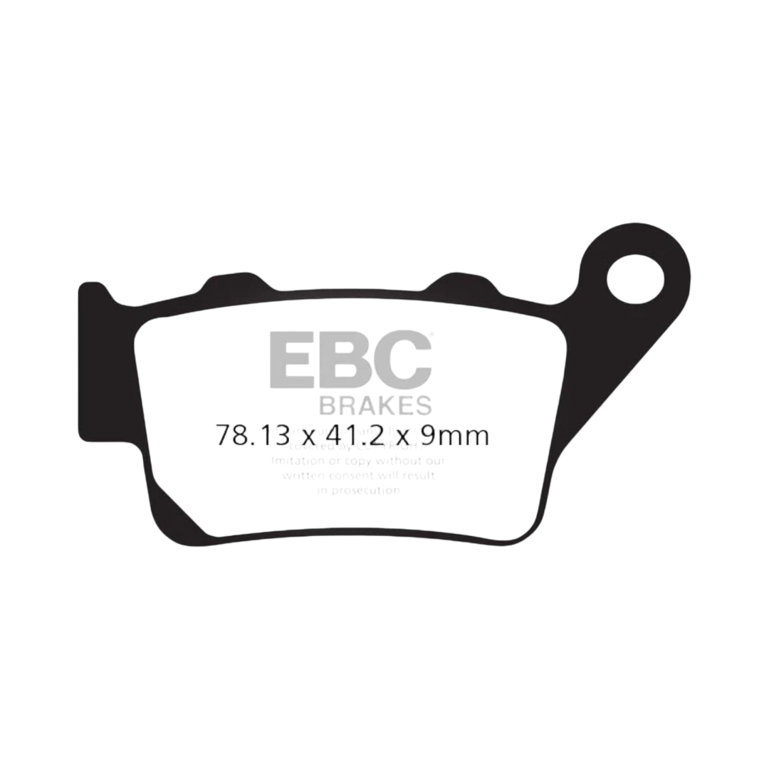 Motodrift EBC FA213 HH fully sintered motorcycle brake pad with dimensions 78.13 x 41.2 x 9mm for high performance.
