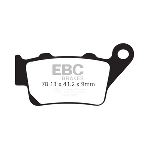 Motodrift EBC FA213 HH fully sintered motorcycle brake pad with dimensions 78.13 x 41.2 x 9mm for high performance.