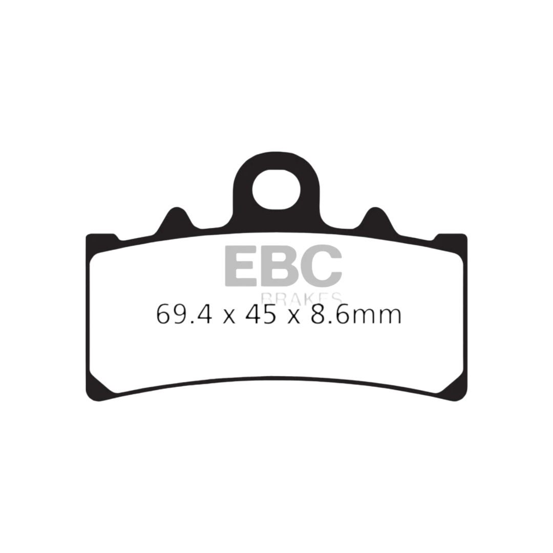 EBC FA 606 HH Fully Sintered Brake Pads - Motodrift