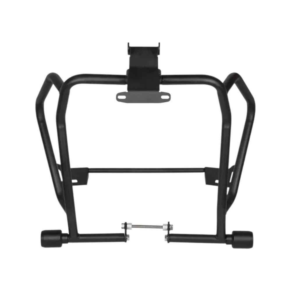 Motodrift Legundary Adrinex matte black mild steel crash guard with integrated slider for Honda CB 200X