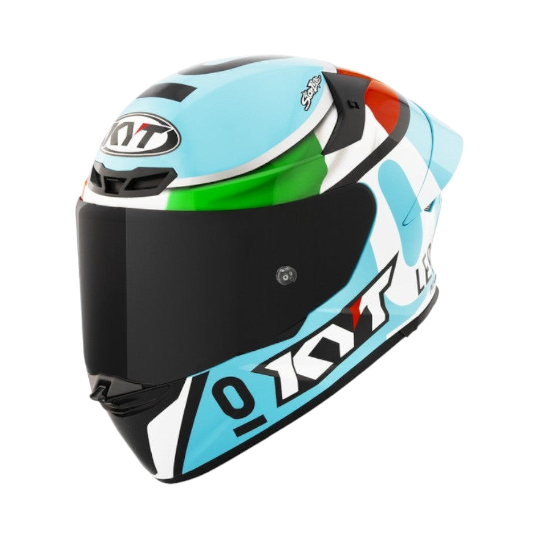 Motodrift KYT TT Revo Leopard India Edition motorcycle helmet in gloss finish with aerodynamic design and visor