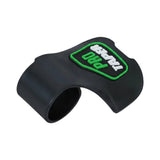 Motodrift PRO TAPER motorcycle throttle assist palm rest in black with a green and white branded logo insert