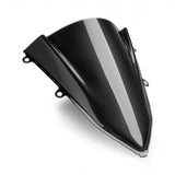 Motodrift Puig Z-Racing screen for Honda CBR650R in a carbon fiber look finish, featuring a durable acrylic design.