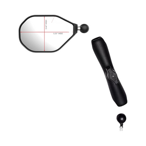Ram Tough Mirror (M10 1.25) Full Set Without Lock - 2pcs - Motodrift