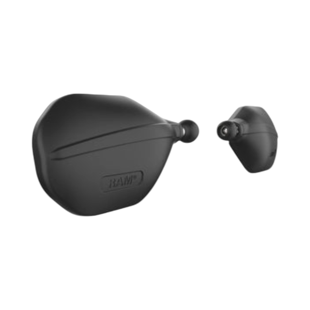 Ram Tough Mirror With Ball - 2pcs - Motodrift