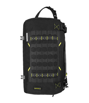 Motodrift Rynox Navigator 50L black waterproof adventure tail bag with Cordura construction and modular design