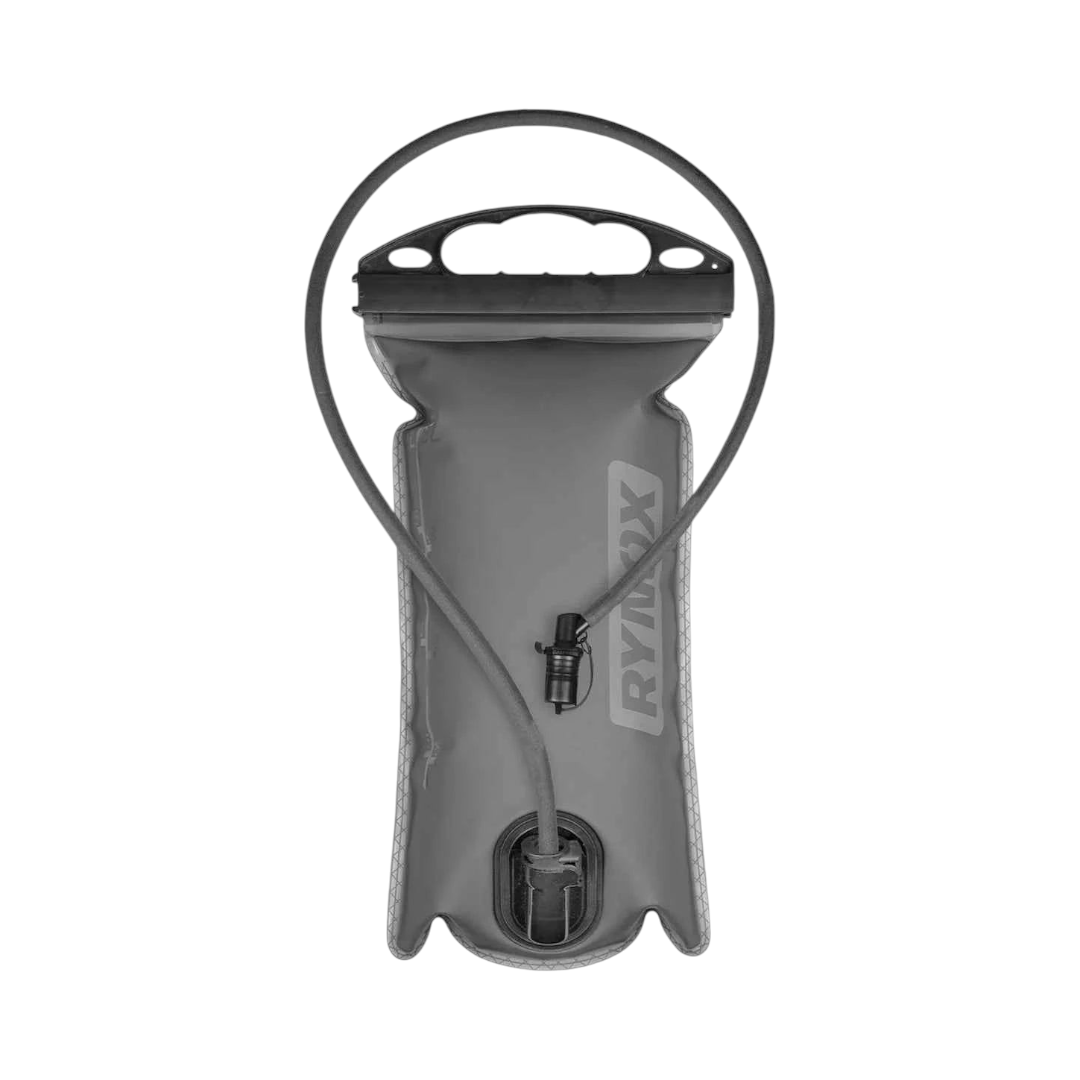 Motodrift Rynox Reload grey hydration bladder with drinking tube for motorcycle touring and adventure riding