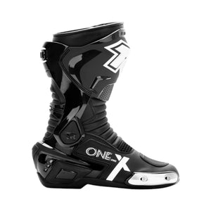 Motodrift TR Tiger X-ONE PRO black motorcycle riding boots with metal toe slider and reinforced ankle protection