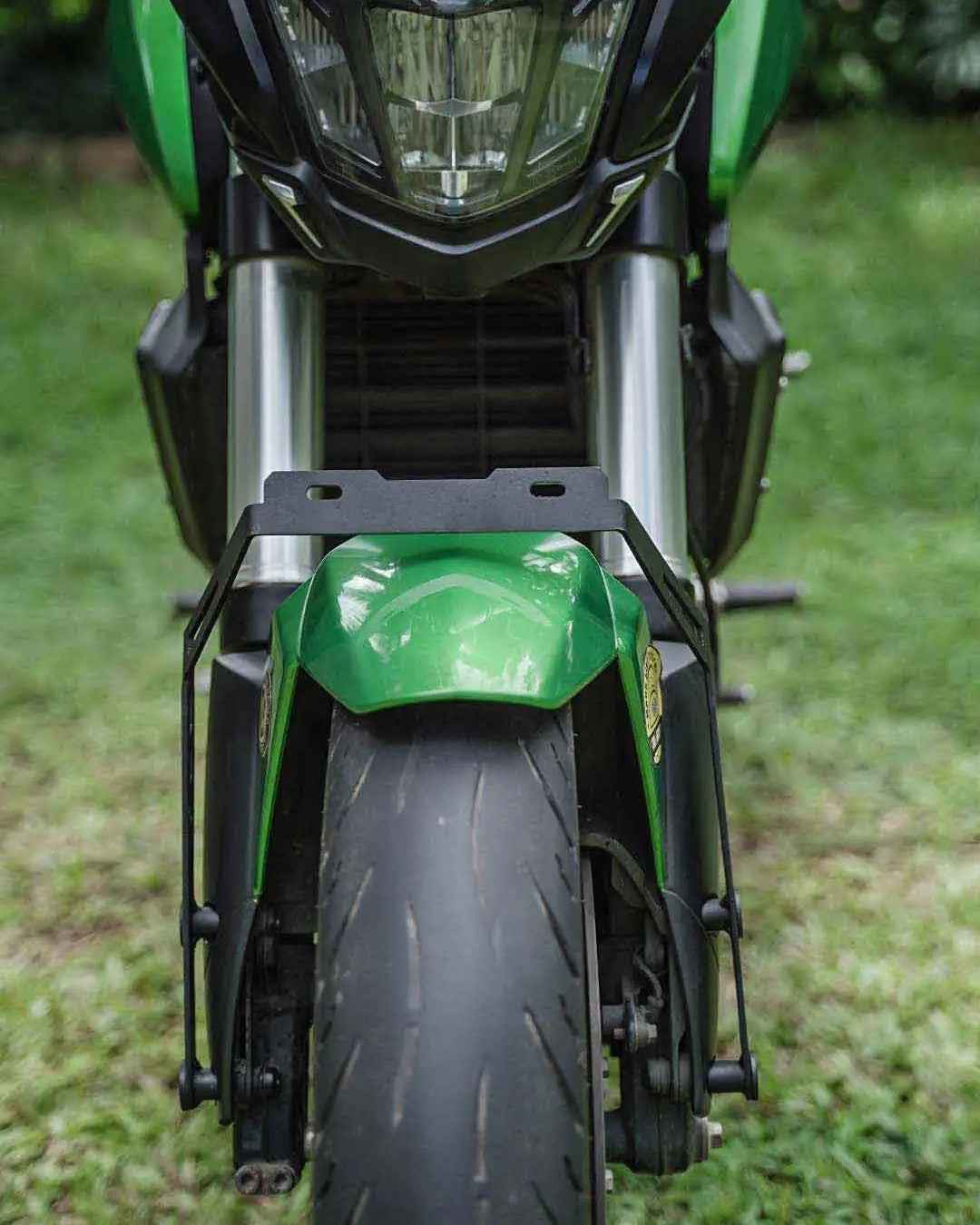 Number Plate Relocator For Bajaj Dominar 400 - Motodrift