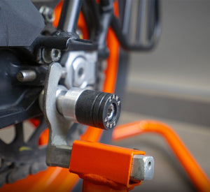 Zana Rear Paddock Spools For Ktm Duke 390 Gen 3 - Motodrift