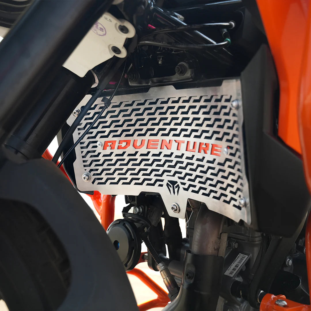 Moto Torque Radiator Guard For KTM Adventure 390 2025  Gen 2 - Stainless Steel - Motodrift