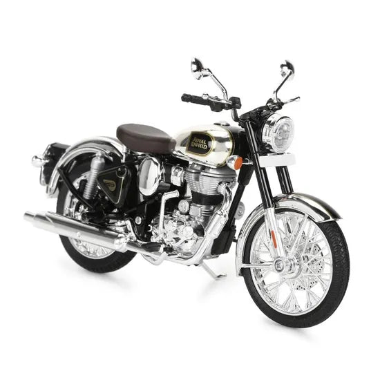 Classic 350 Miniature - Chrome Black (Scale Model 1:12) - Motodrift