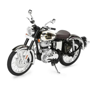 Classic 350 Miniature Chrome Black (Scale Model 1:12) - Motodrift