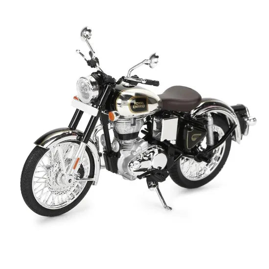 Classic 350 Miniature - Chrome Black (Scale Model 1:12) - Motodrift