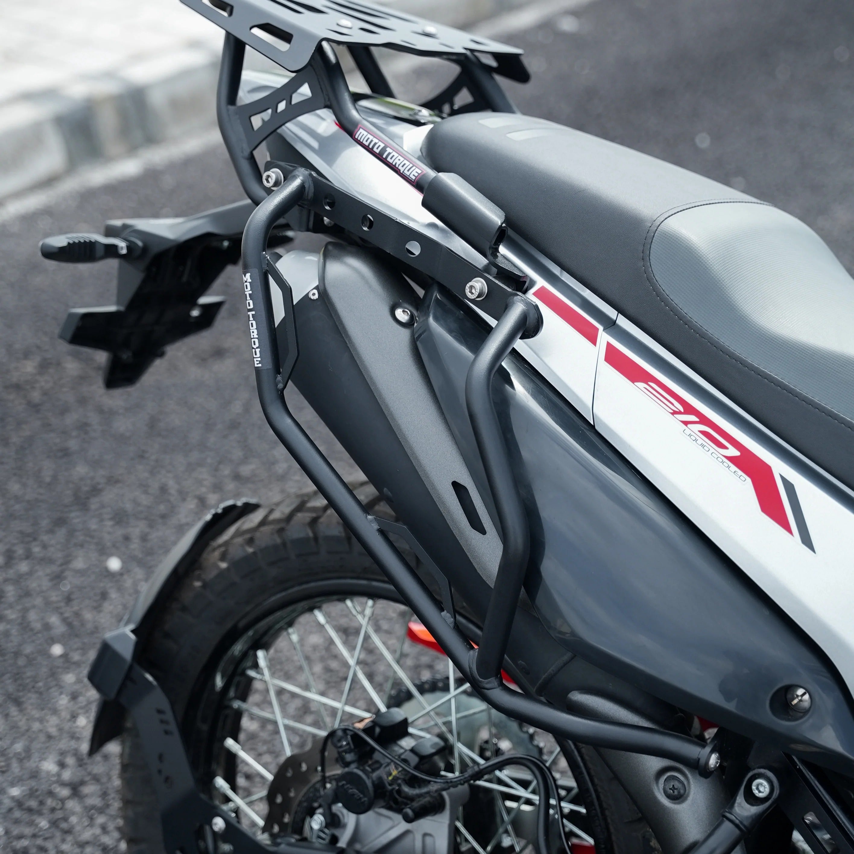 Moto Torque Saddle Stay For Hero XPulse 210 (Black) - Motodrift