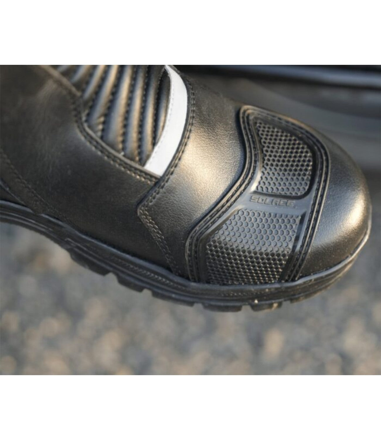 Solace Scout Motorcycle Boots - Black Neon - Motodrift