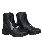 Solace Scout Motorcycle Boots - Black Grey - Motodrift