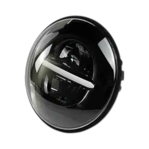 LIU HJG Minus LED Headlight 7" 110W, 12V-80V for Royal Enfield & Bikes